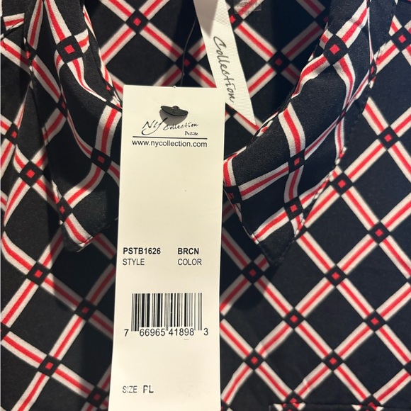 NY Collection NWT PL blouse - Picture 3 of 6